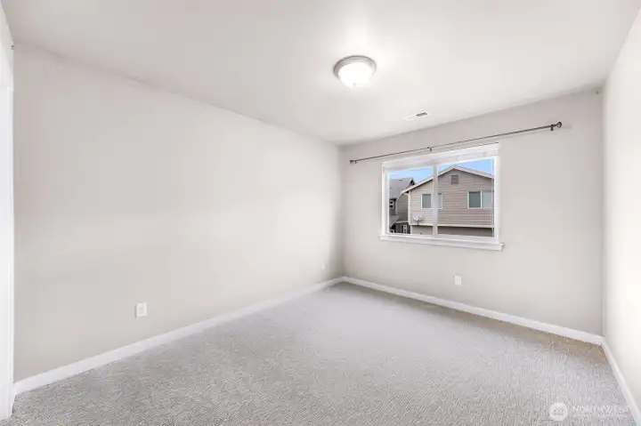 2nd Bedroom with brand new plush carpet