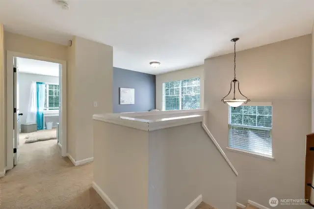 Open concept upstairs