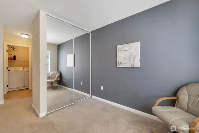 Den with closet makes a great flexspace