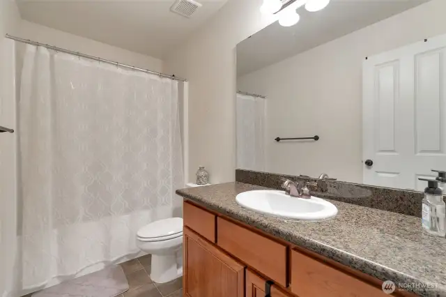 Full bathroom upstairs
