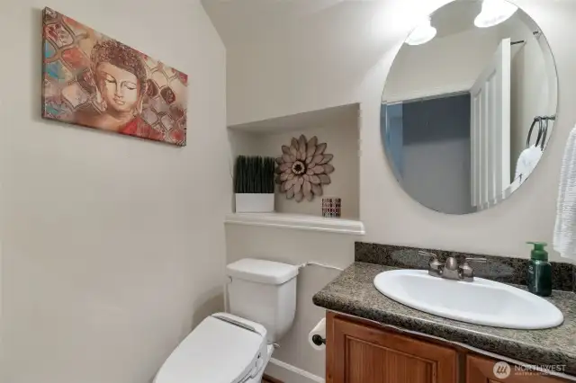 Half bath on the main level