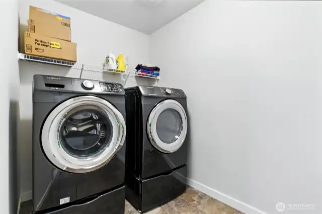 Laundry upstairs