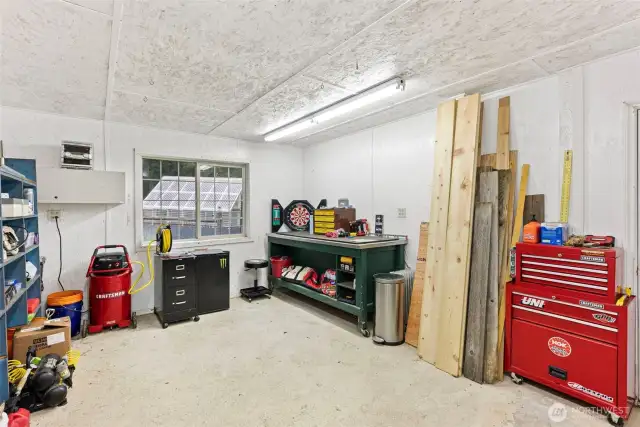 Insulated tack room or shop in the barn. 16 x 20