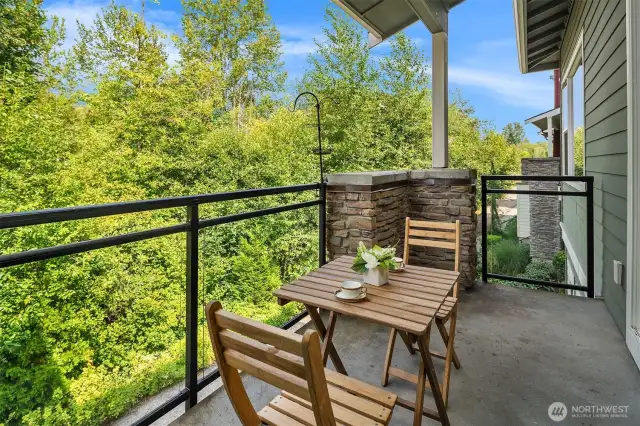 Main floor balcony