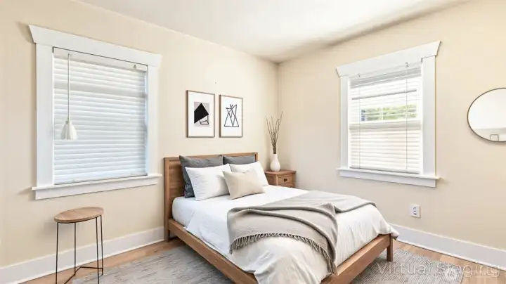 Bedroom 2. [ Virtually Staged for Design Inspiration ]