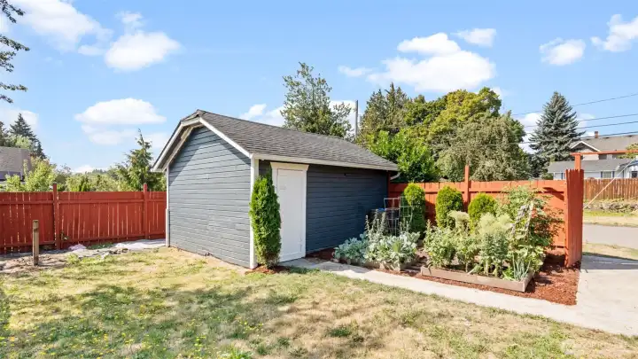 Large Fully Fenced Backyard + Detached Backyard (Possible DADU)
