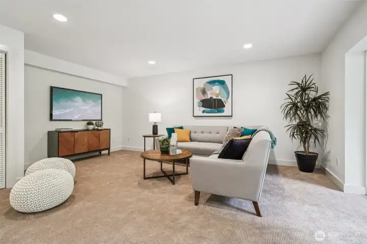 Tons of flexible space down here - what will you use it for?