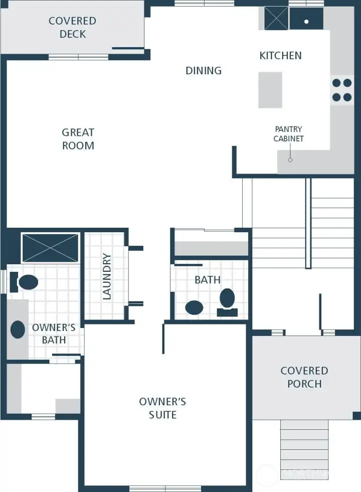 Photographs are for illustrative purposes only. Features, finishes, interior/exterior colors, landscaping and floorplan shown may vary from actual homes built.