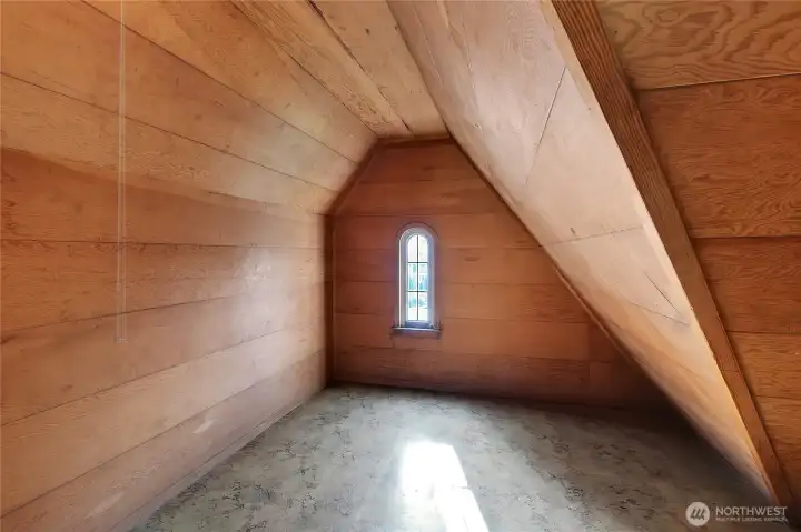 Storage Area Through Upstairs Bathroom