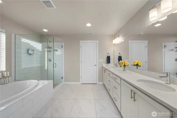 Primary bathroom suite