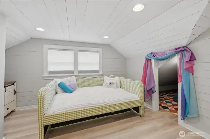 Bedroom 3 with reading nook.