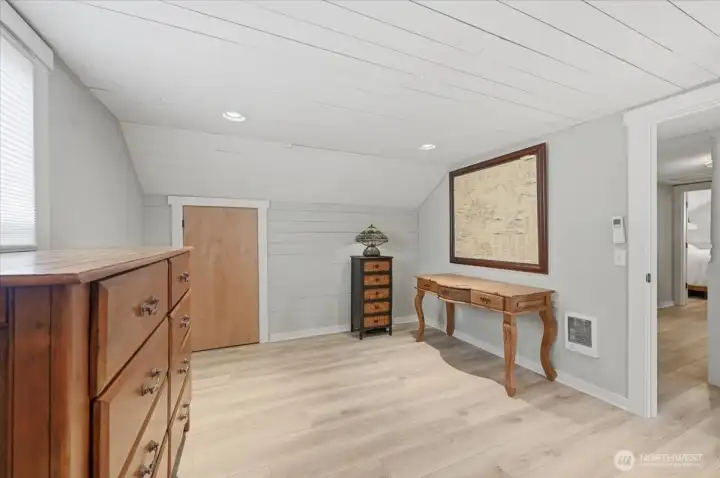 Bedroom 4 currently used as an office.