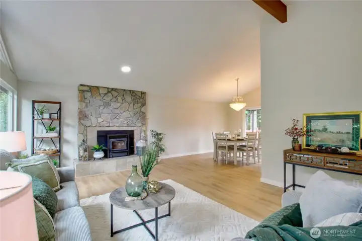 New LVP flooring and freshly painted throughout