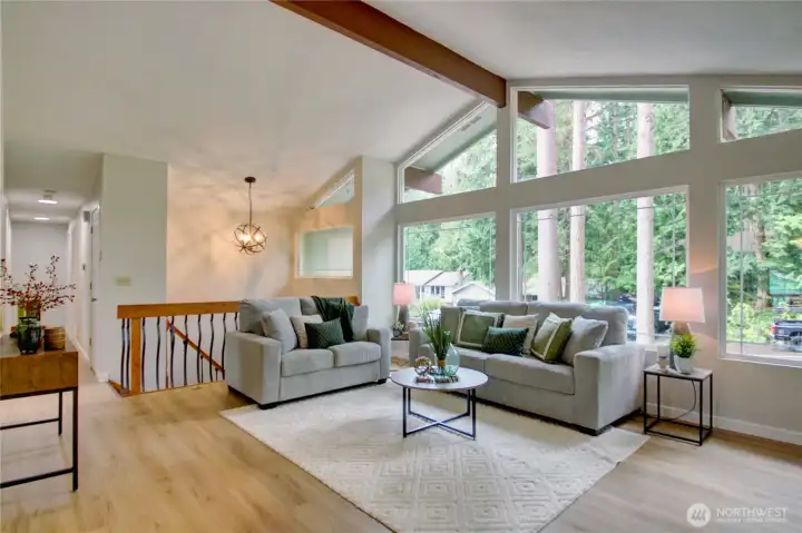 Relaxing, inviting, warm, spacious