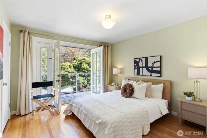 Lovely balcony off the bedroom