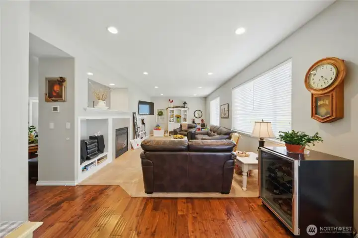 Fireplace in Family Room