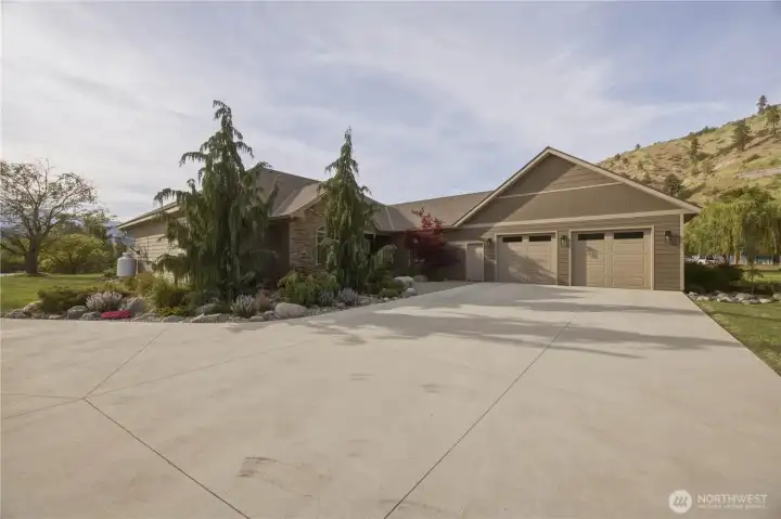 Over 2600 SF on one level with an oversized garage