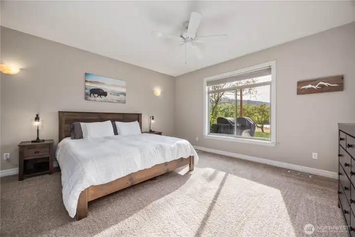 Primary suite with a view