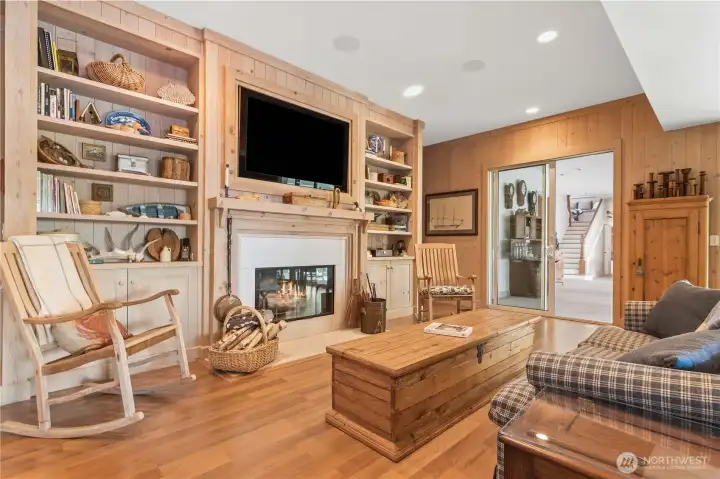Lower level den