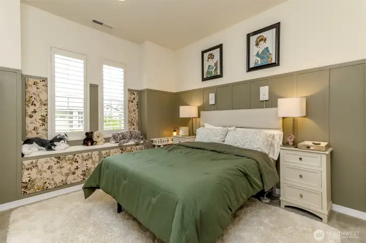 Designer guest room