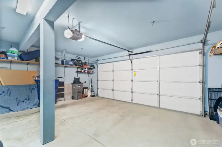 Double car garage. Double car garage.