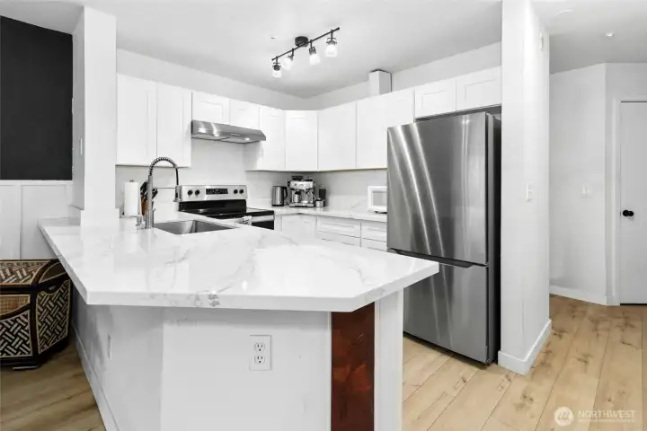 Newly updated contemporary kitchen