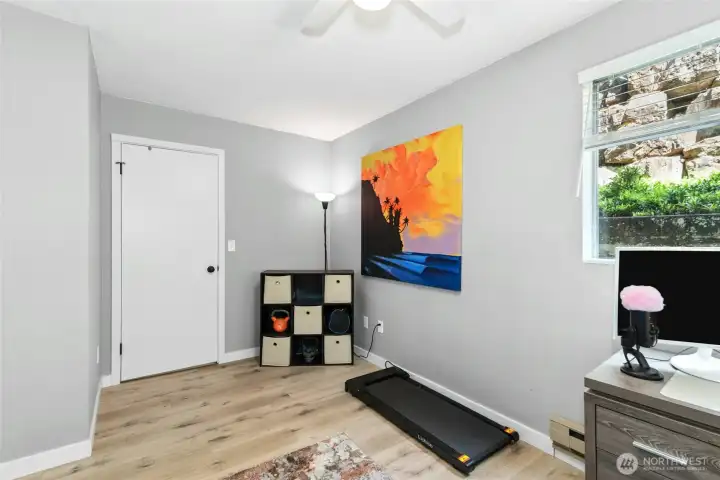 with it's own walk in closet