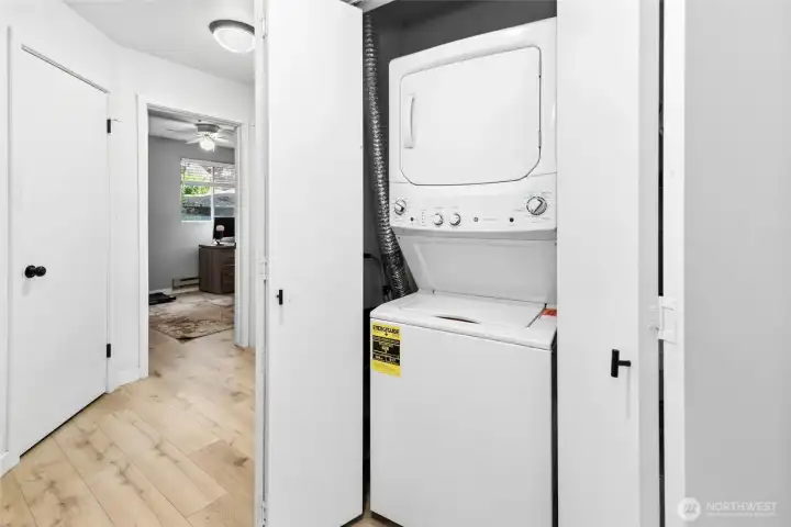 Laundry room and 2 storage areas