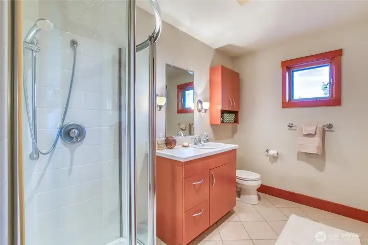 3/4 bath off upstairs suite 3/4 bath off upstairs suite