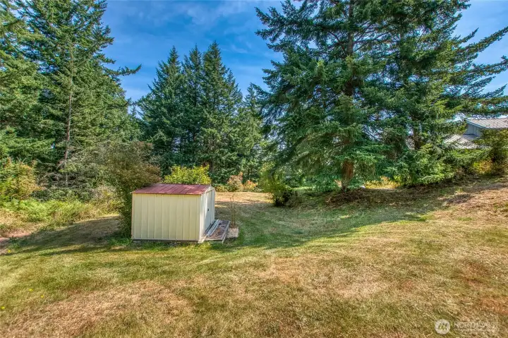 Tool shed comes with the property Tool shed comes with the property