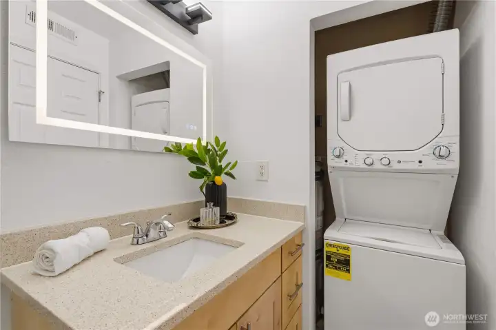 Washer and Dryer. Washer and Dryer.