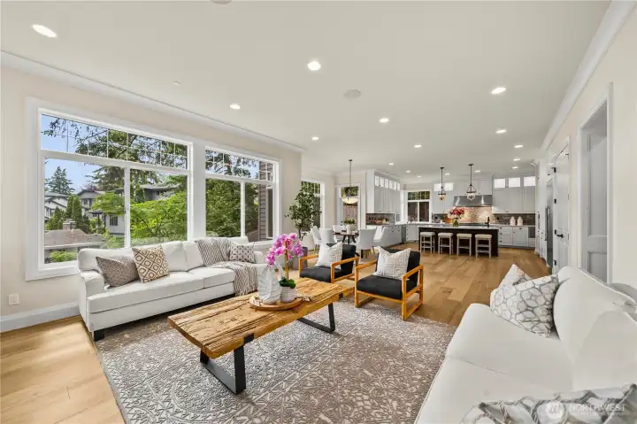 Open-concept design ideal for modern living