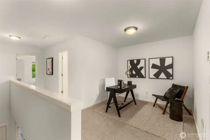 Third floor bonus room perfect for office, media or play Third floor bonus room perfect for office, media or play
