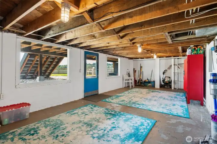 View inside the basement area.  Access is also from the inside of the house.