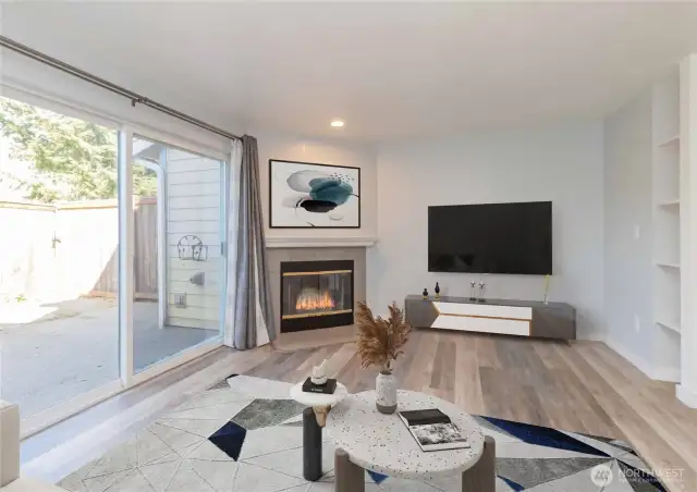 Virtually Staged Living Room