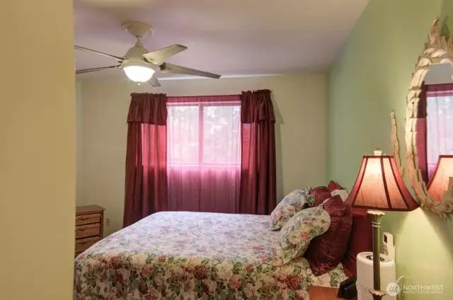 Bedroom with closet (facing east)