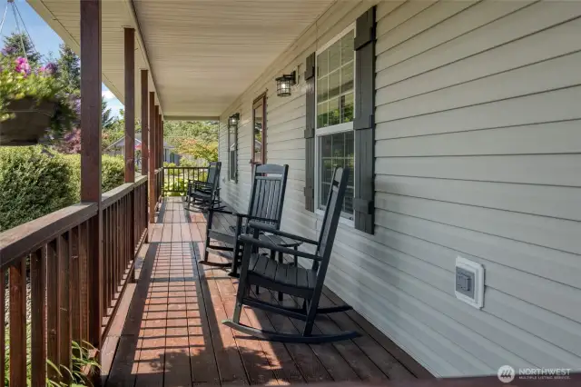 Covered front porch