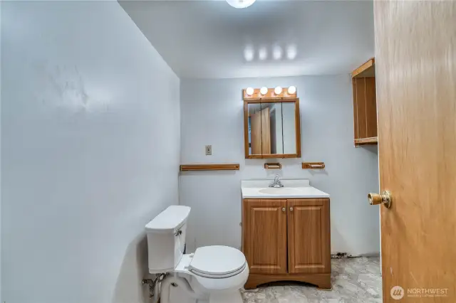 3/4 bath in basement