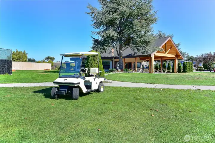 Club House in back.