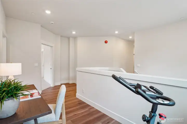 Loft area at top of stairs