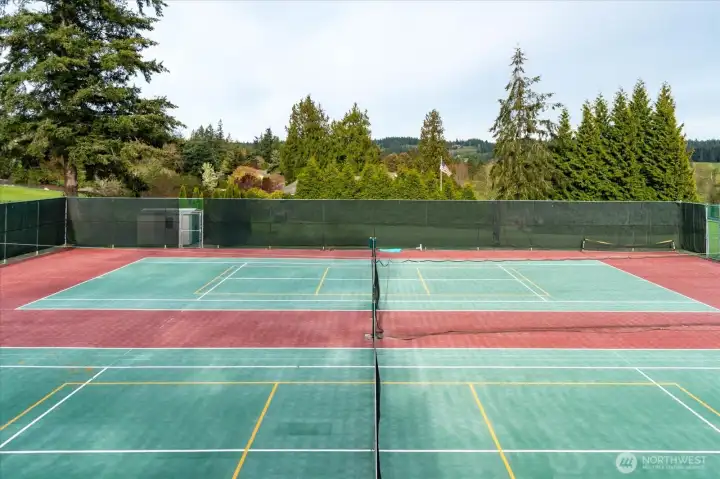 Courts Pickle ball and Tennis
