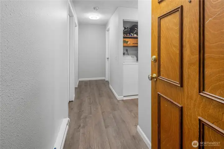 Freshly painted and new LVP flooring