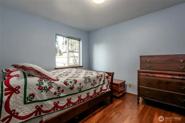 Well-situated bedroom, ideal for guests or everyday living.