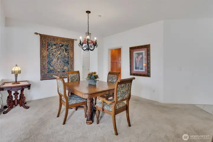 View towards the kitchen