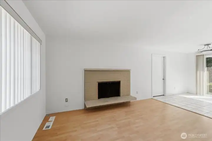 Note all the new interior paint and newer vinyl windows throughout the living area.