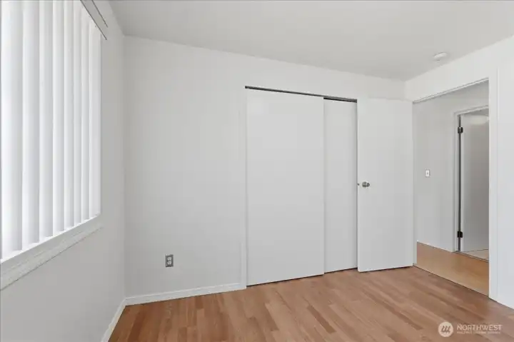 Opposite view of first bedroom.