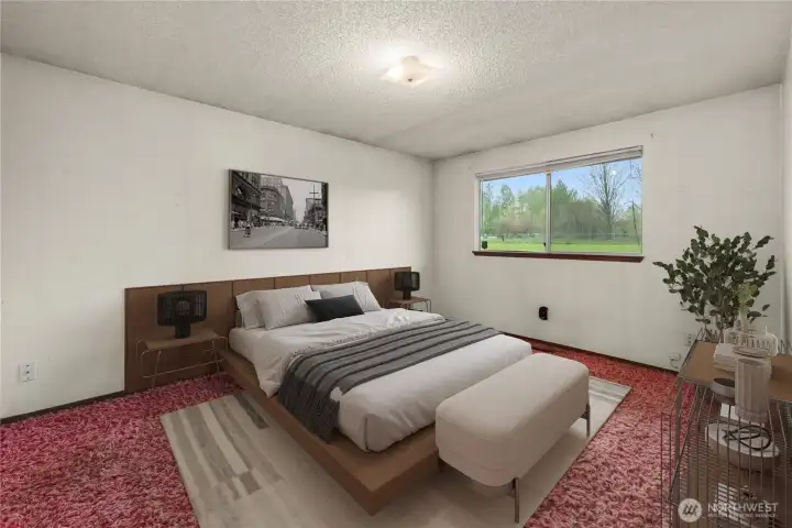 Virtually staged Bed #3.