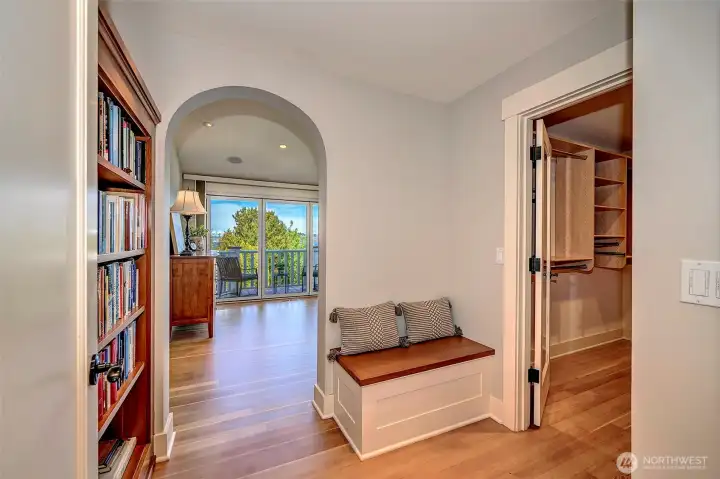 Entrance to owner's suite.