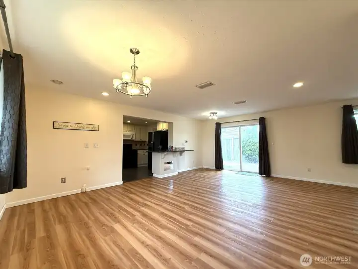 Spacious living