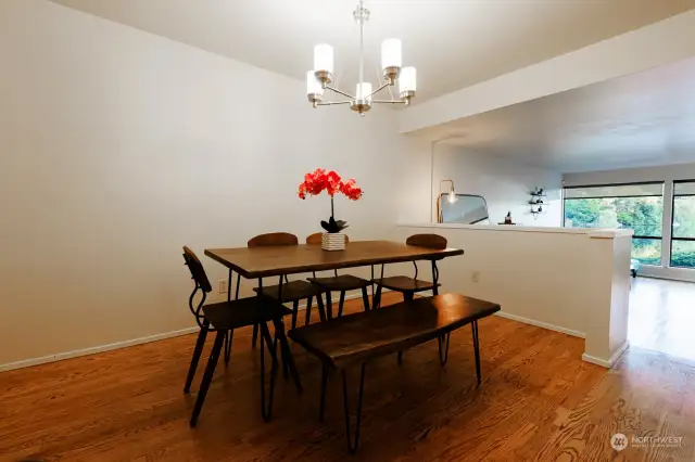 Separate dining room